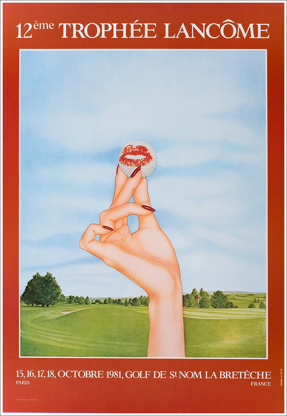 Golf 12° Trophée Lancôme 1981