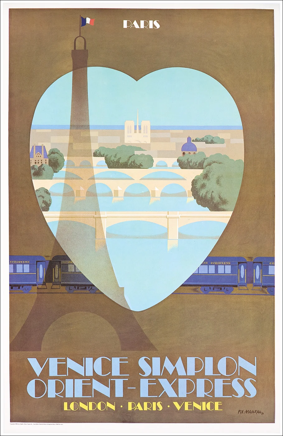 Venice Simplon Orient Express, Paris / Senna e Notre Dame (in cornice)
