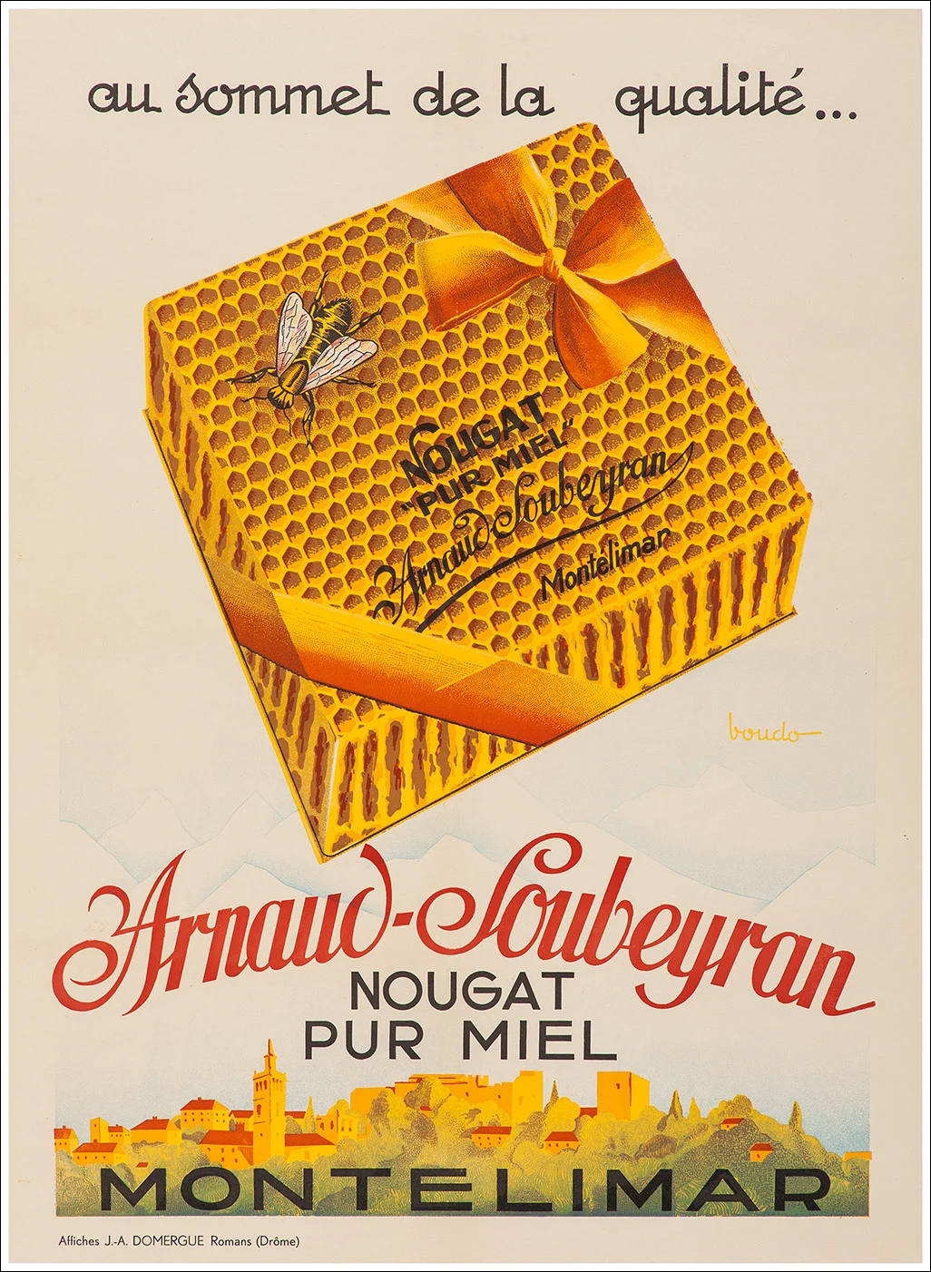 Nougat pur miel Arnaud Soubeyran, Montélimar