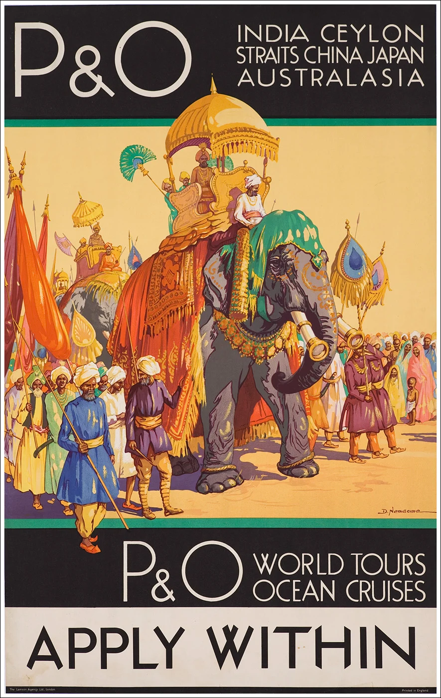 Peninsular & Oriental P&O  India Ceylon China Japan Australasia