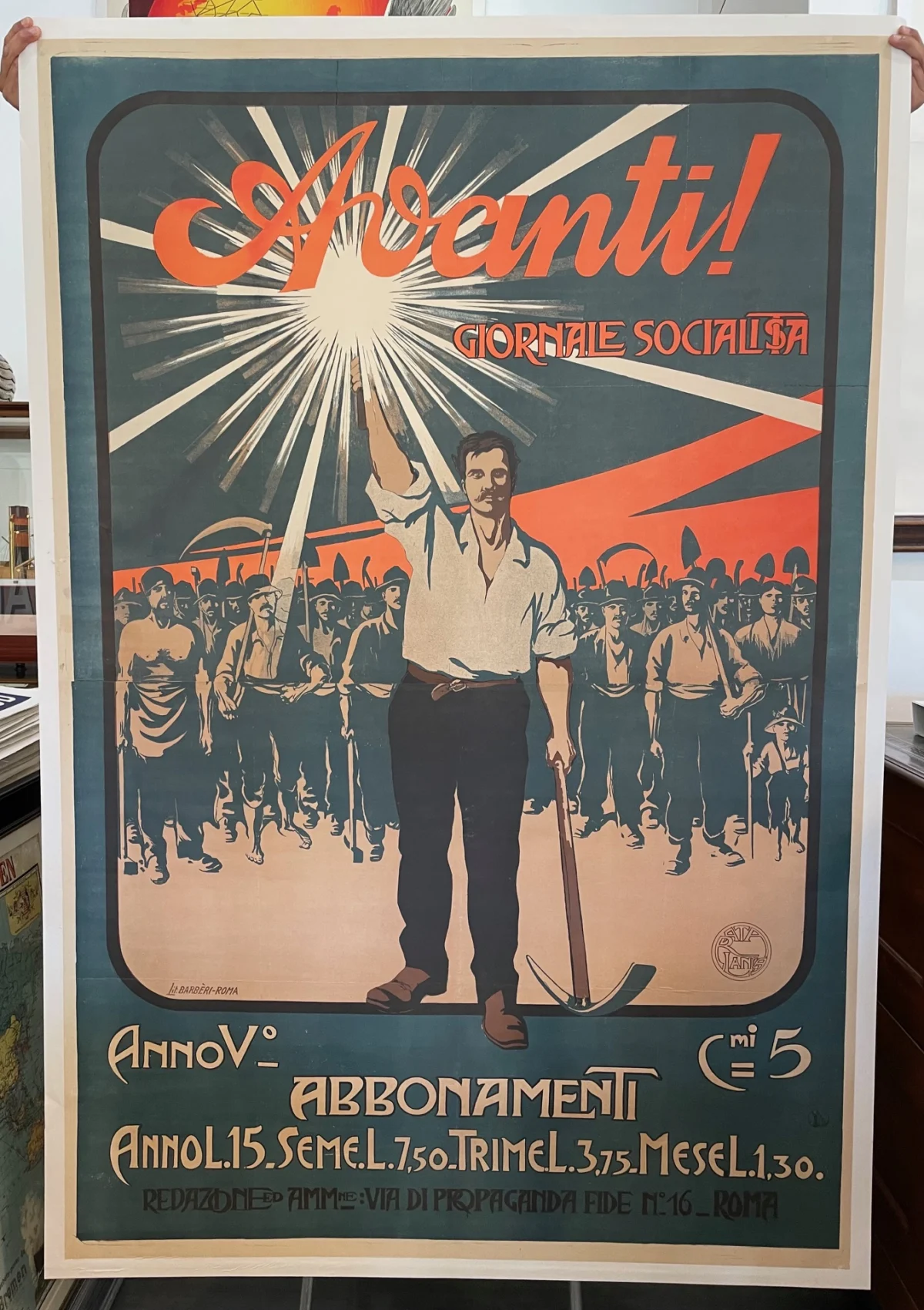 Avanti! Giornale Socialista, Roma