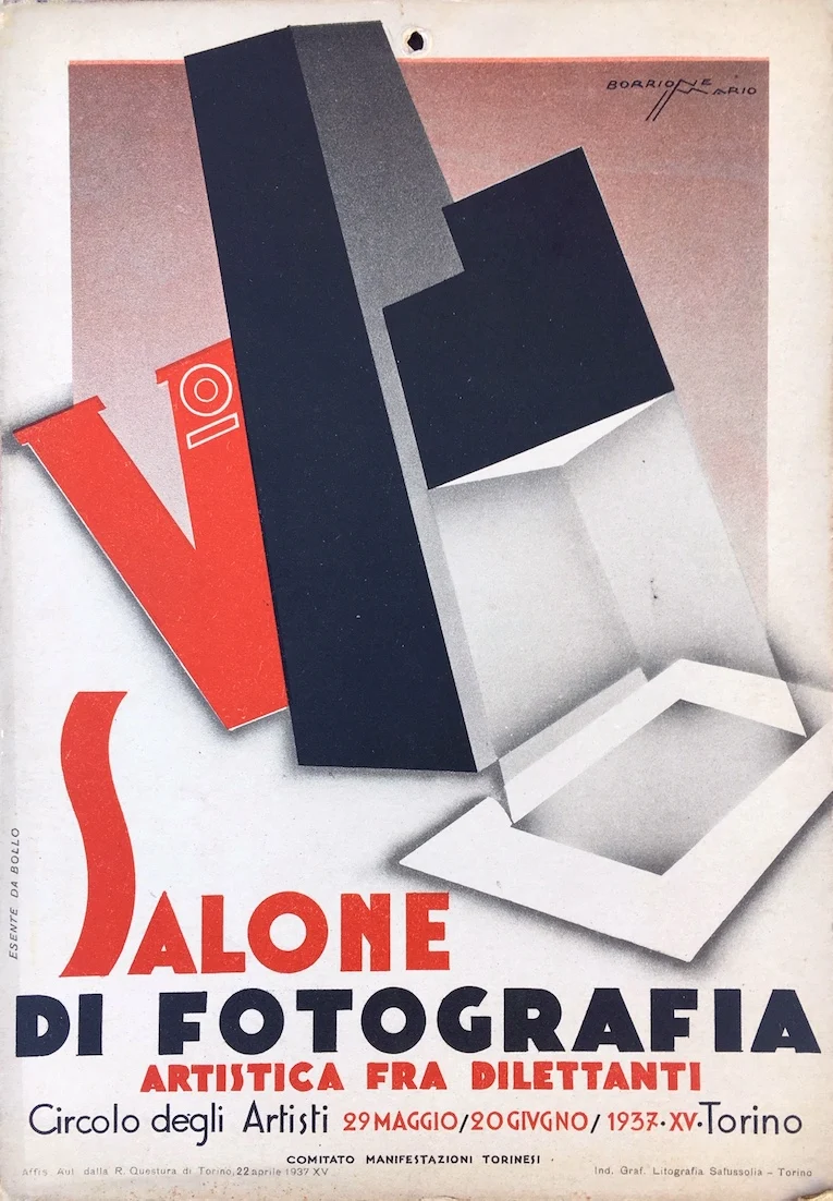 Torino, Salone di fotografia artistica fra dilettanti 1937