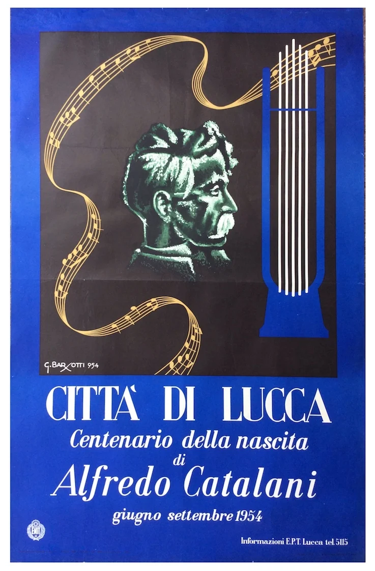 Città di Lucca, Centenario della nascita di Alfredo Catalani / ENIT