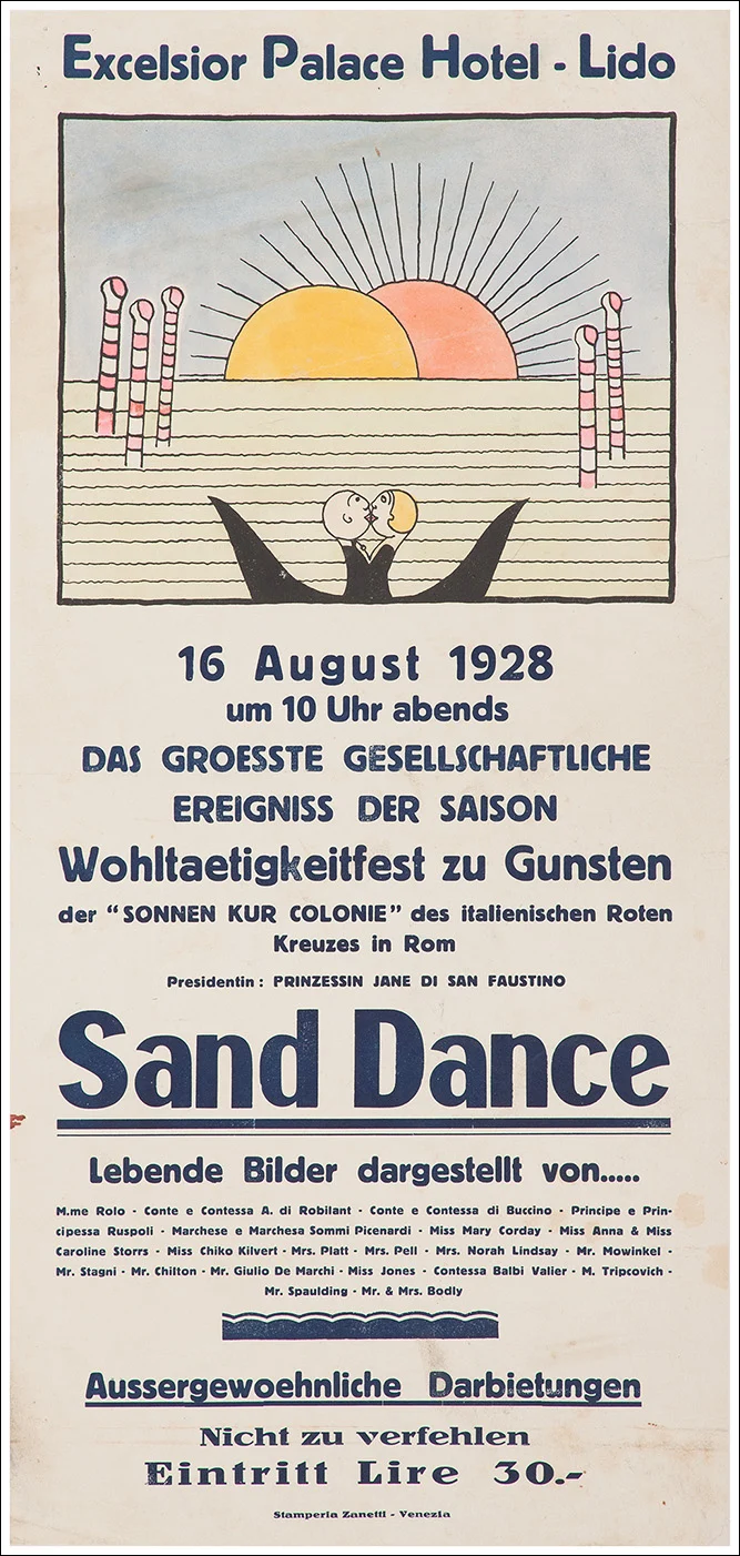 Excelsior Palace Hotel - Lido di Venezia, Sand Dance 1928