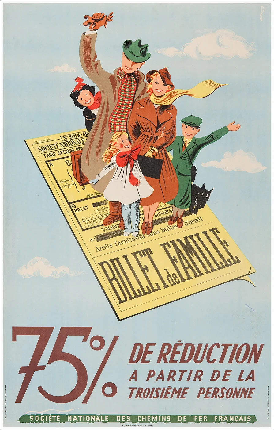 SNCF, Billet de famille
