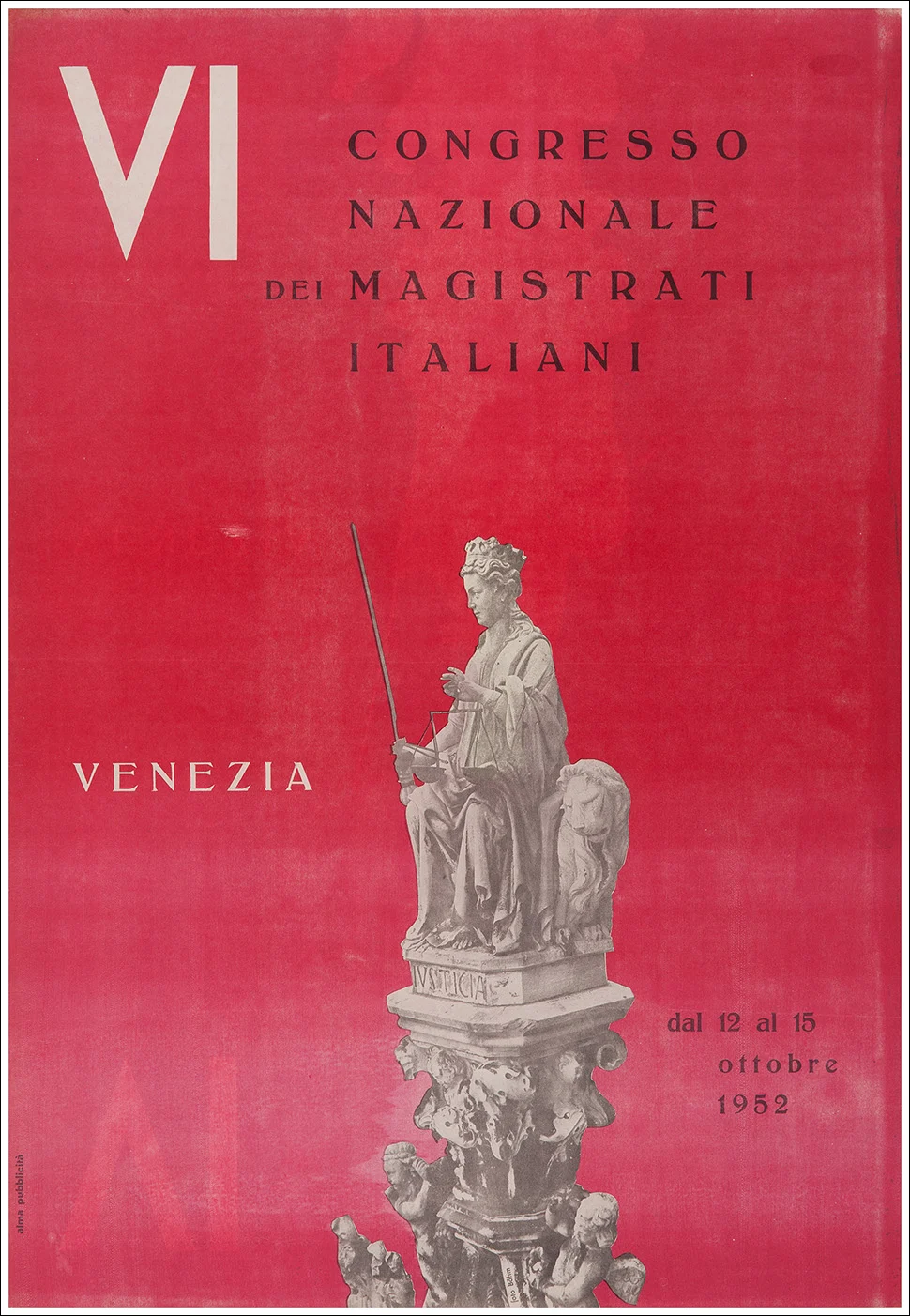Venezia, Congresso Nazionale dei Magistrati 1952