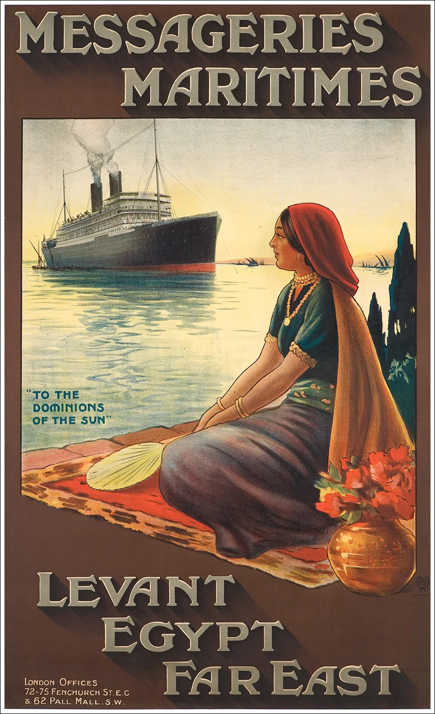 Messageries Maritimes, Marseille, Levant - Egitto / Egypt, Far East
