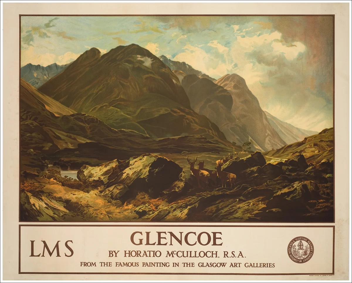 LMS London Midland Scottish Railways, Glencoe (Scozia)