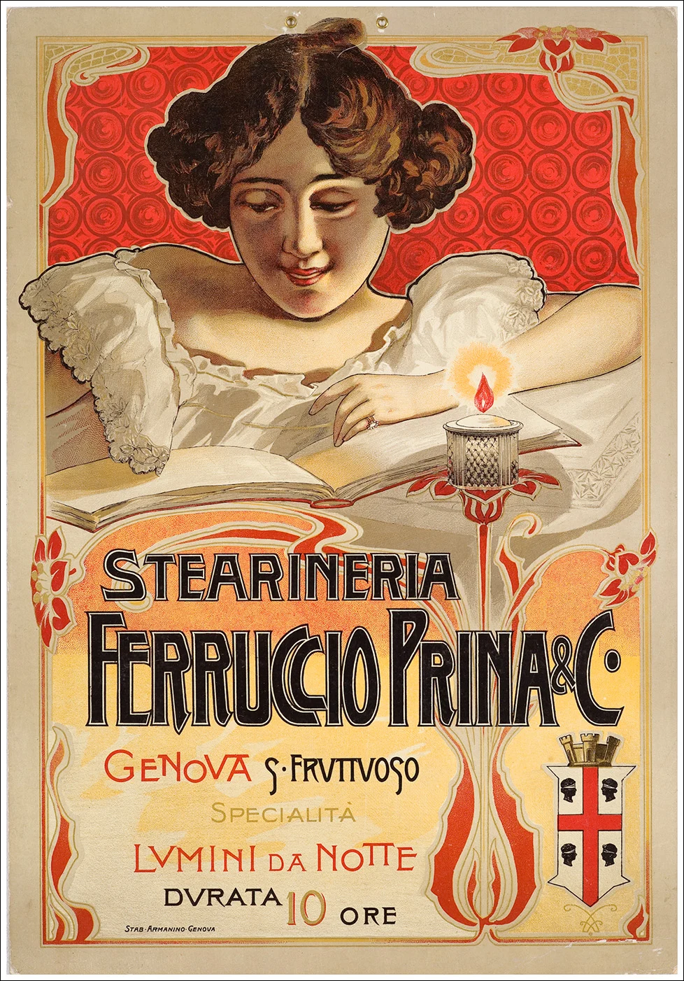 Stearineria Ferruccio Prina & C., Genova / Lumini da notte