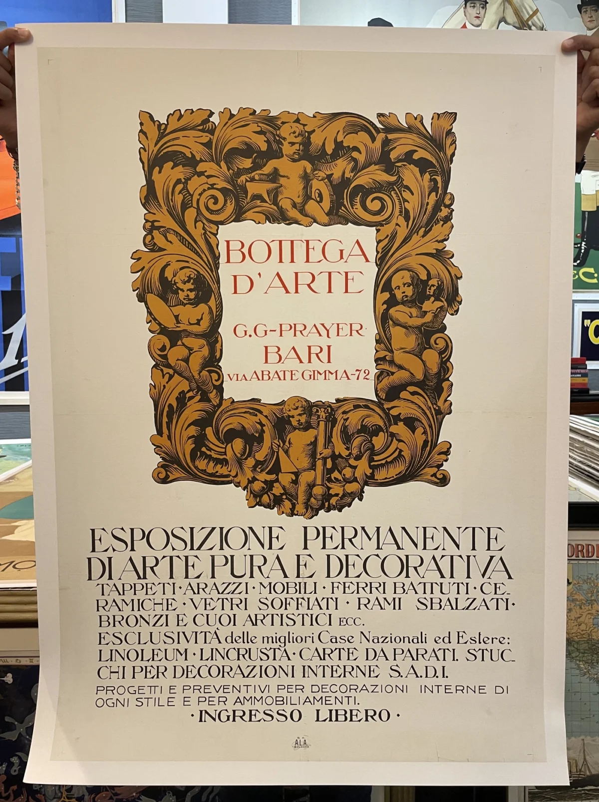 Bottega d'arte G. G-Prayer, Bari Via Abate Gimma