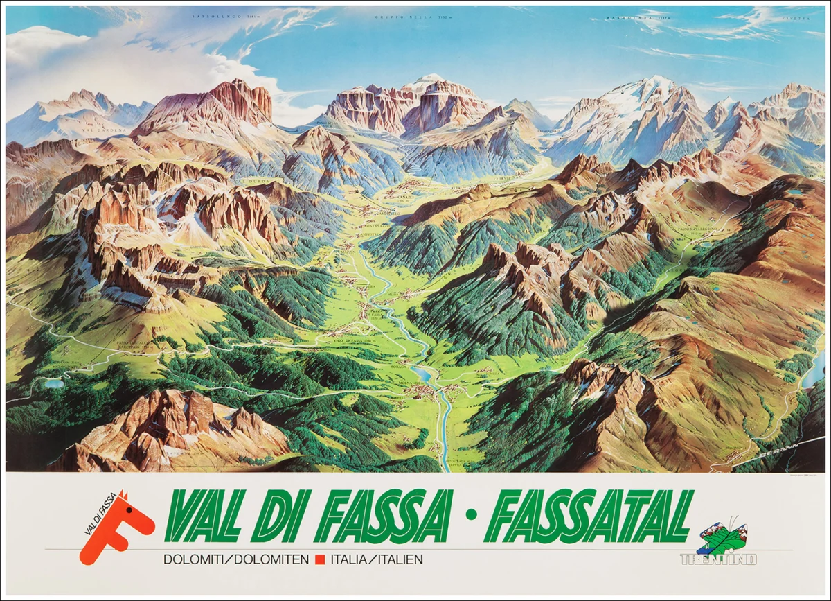 Val di Fassa (Bolzano), estate - Fassatal (Dolomiti / Dolomiten)