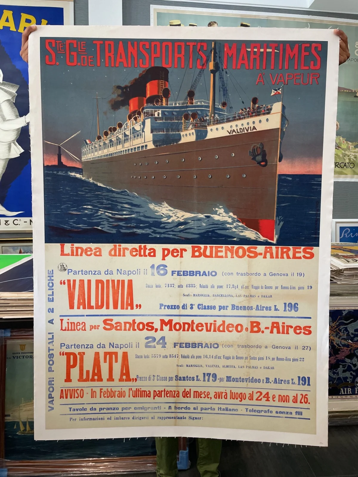 SGTM Marseille, Valdivia - Plata / Napoli, Genova, Brasile, Argentina