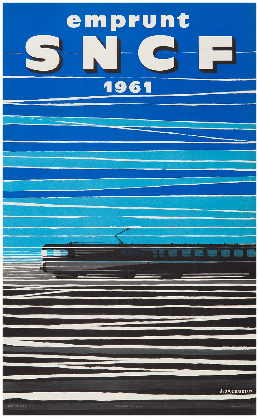 Emprunt SNCF 1961 / 61,7 x 100,5 cm