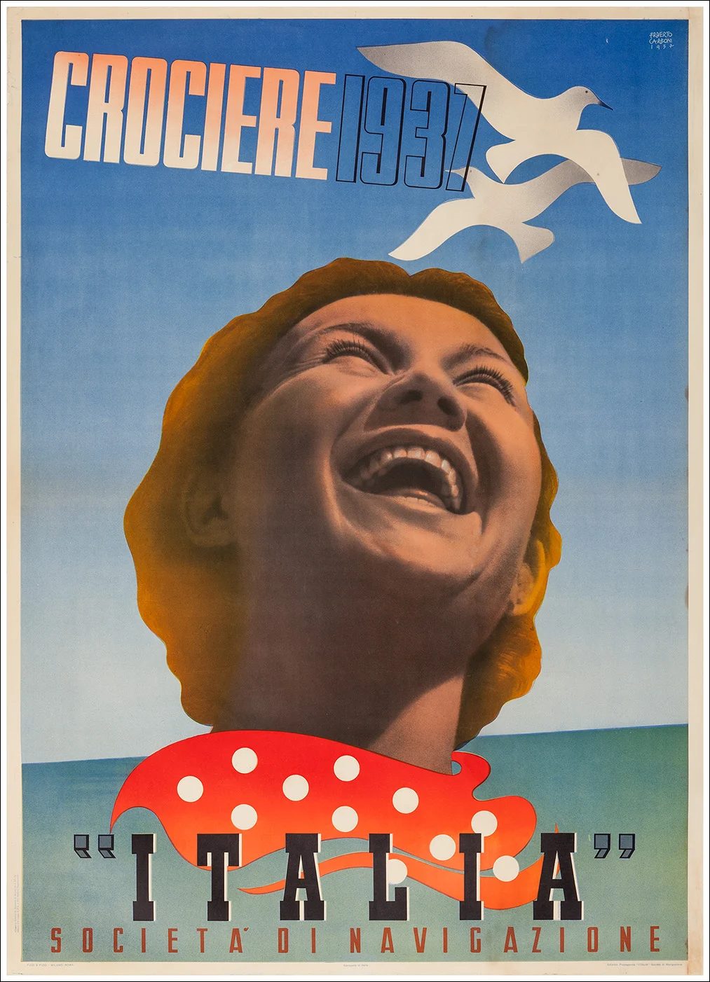 Crociere 1937 - "ITALIA" Società di Navigazione (Genova)