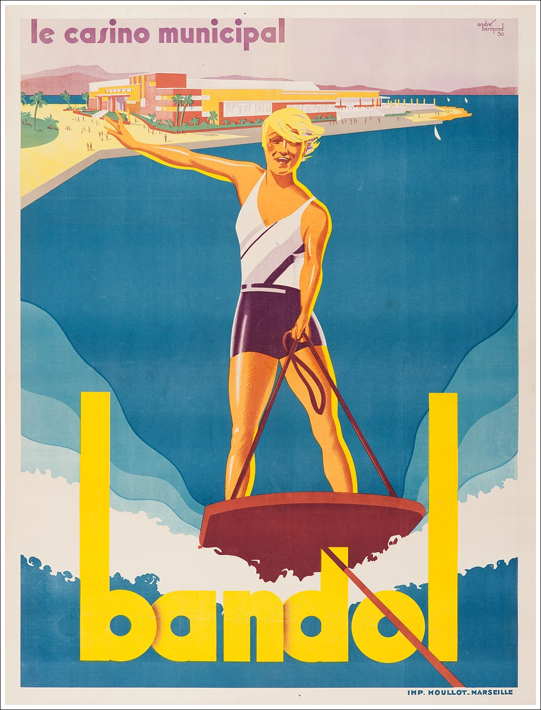 Bandol, le casino municipal / 120,7 x 159,7 cm