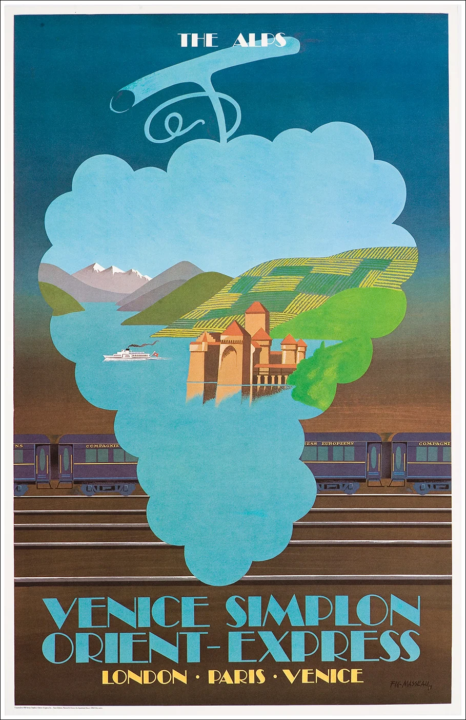Venice Simplon Orient Express, the Alps - Montreux Chateau de Chillon, Lac Léman