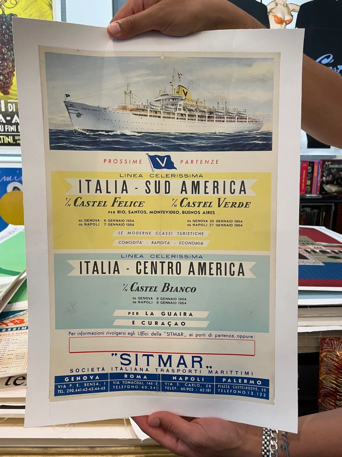 "Sitmar", Genova - Italia/Sud America
