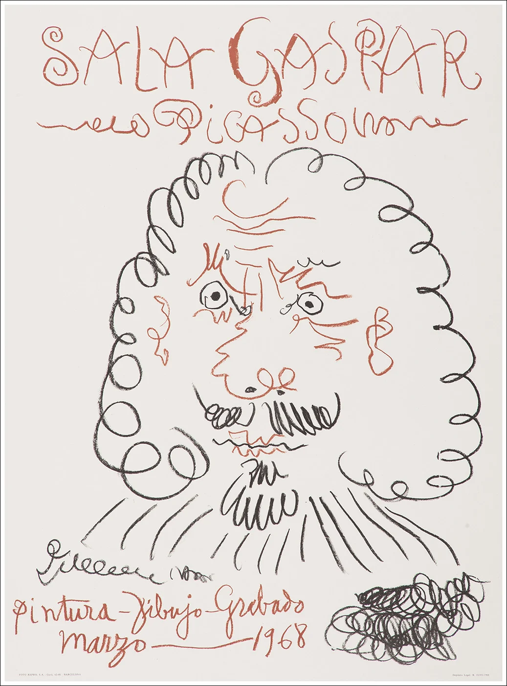 Sala Gaspar - Barcelona, Picasso Exhibition 1968
