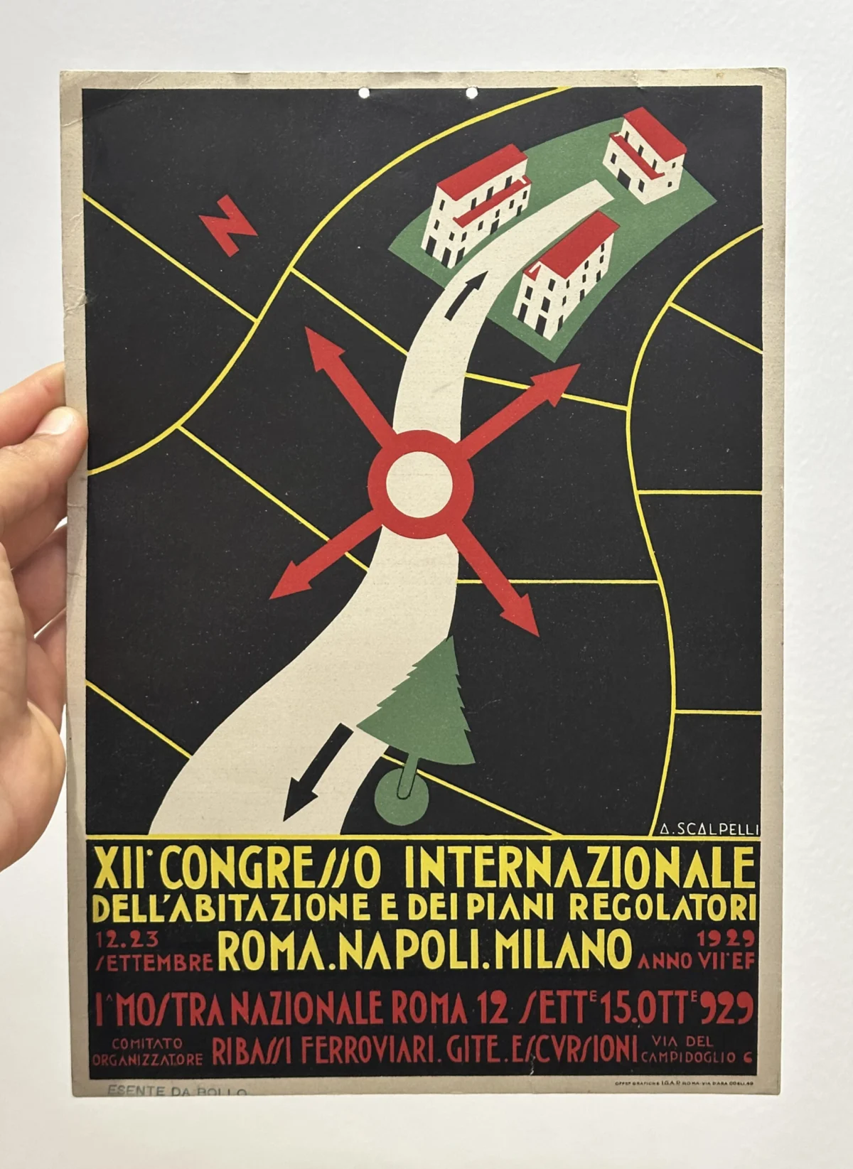 XII° Congresso Internazionale dell'abitazione e dei piani regolatori, Roma-Napoli-Milano