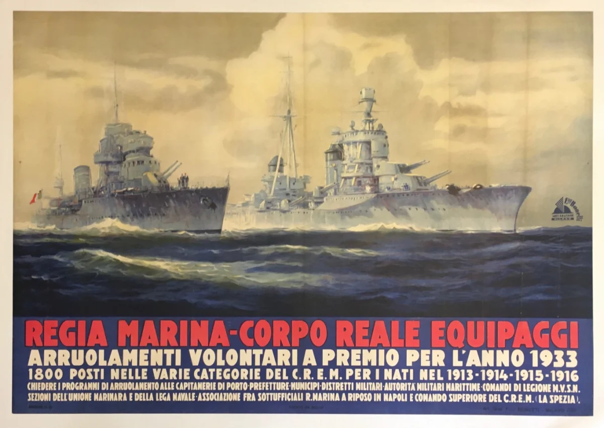 Regia Marina 1933 - Corpo Reale Equipaggi / La Spezia - Livorno