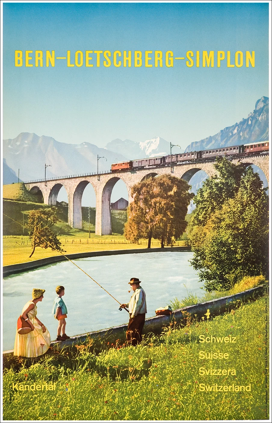 BLS Kandertal, Viadukt Frutigen (Bern, Berna)