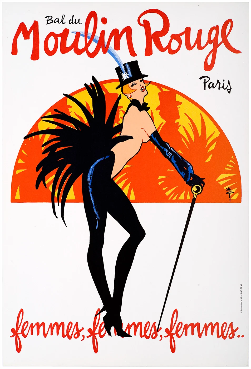 Bal du Moulin Rouge, Paris - Femmes, femmes, femmes / 40 x 60 cm