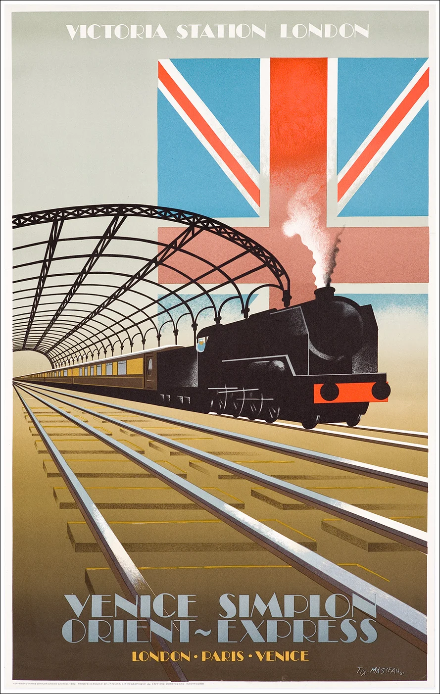 Venice Simplon Orient Express, London - Victoria Station / 62 x 96 cm