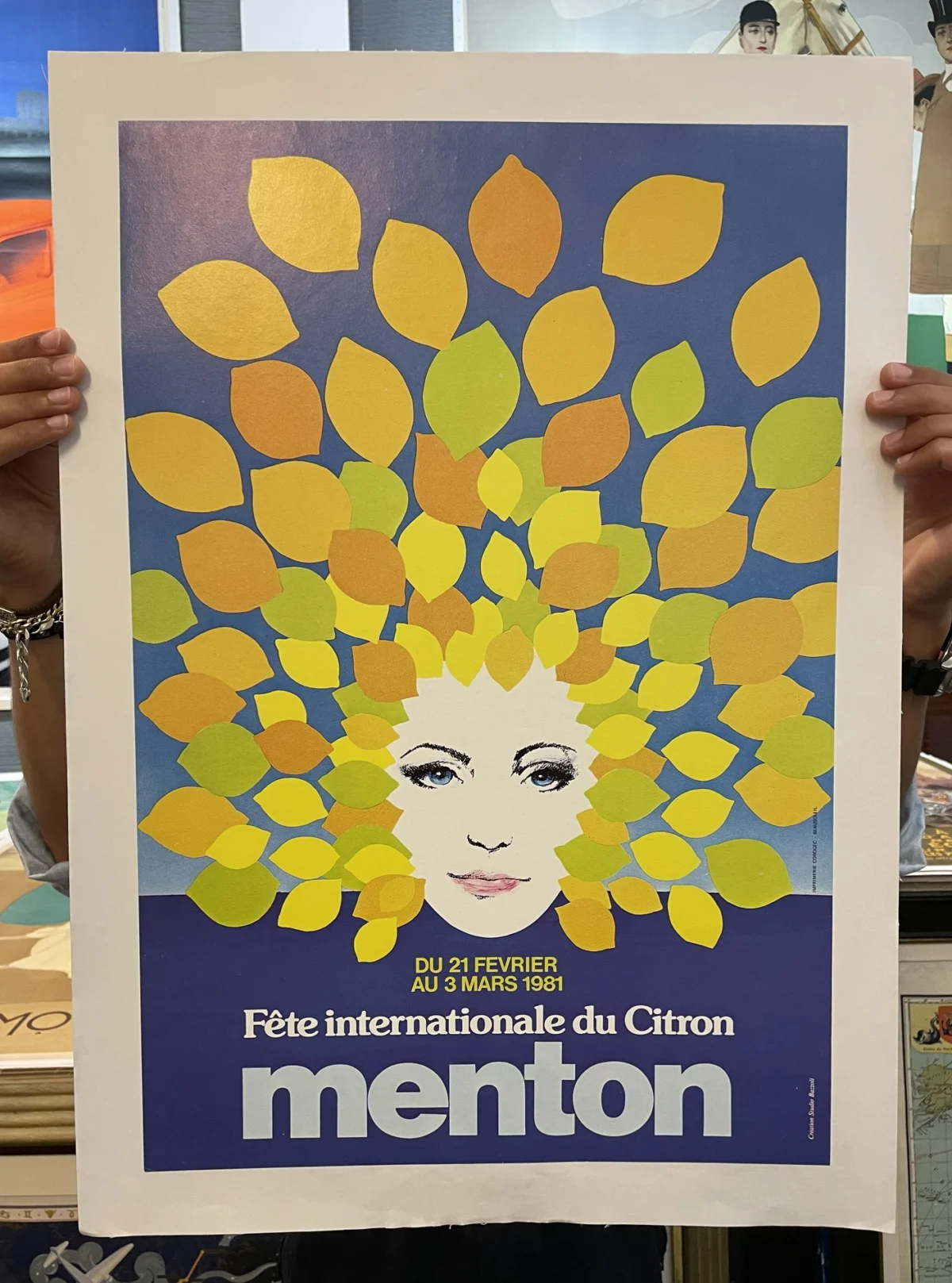 Fete du Citron, Menton 1981 / 40,5 x 60 cm