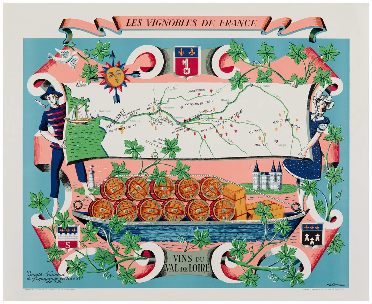 Les vignobles de France, vins du Val de Loire