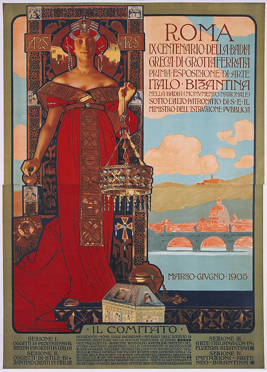 Roma, IX Centenario della Badia Greca di Grottaferrata / Prima esposizione di arte Italo-Bizantina