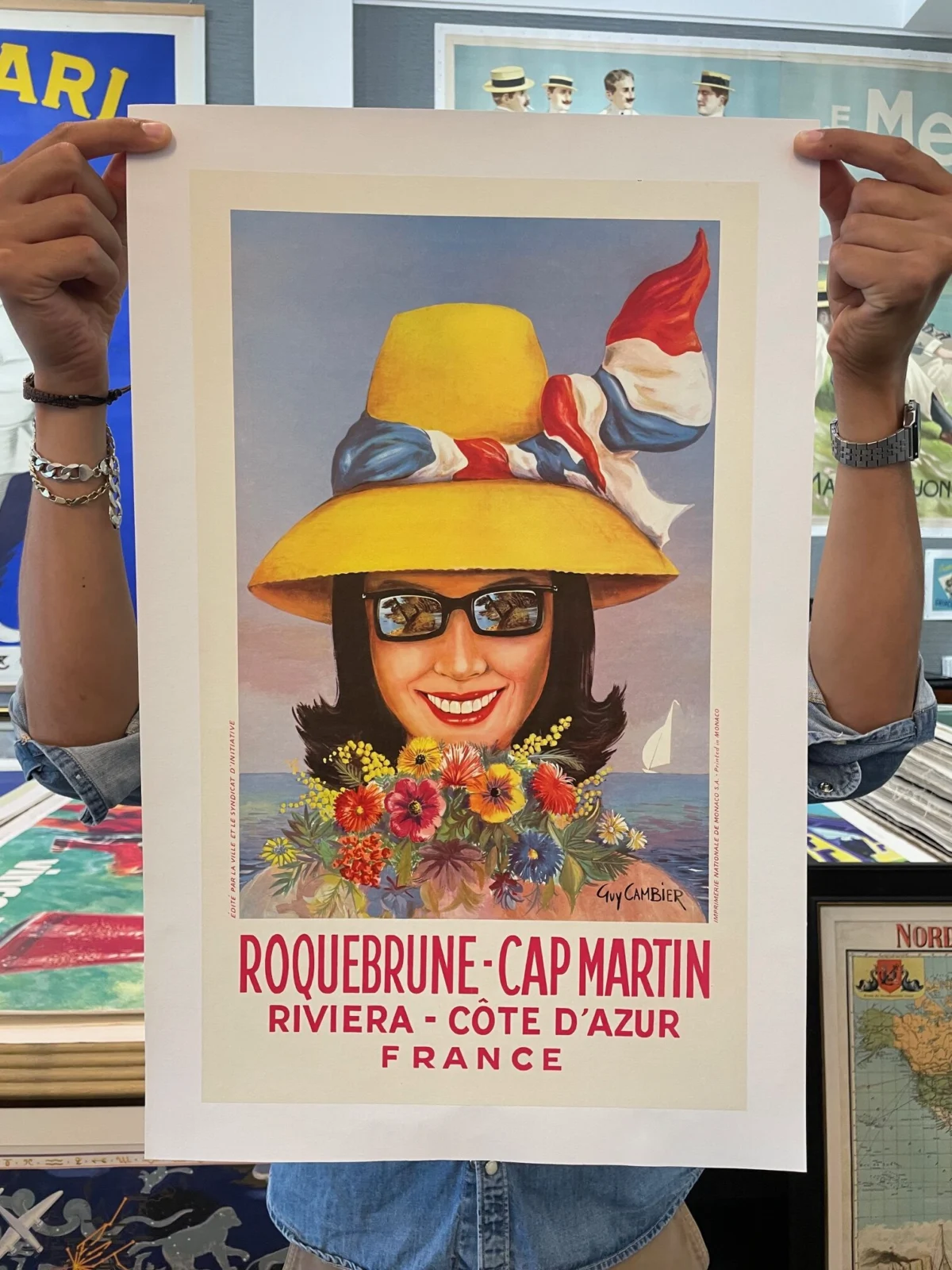 Roquebrune Cap Martin - Riviera Côte d'Azur / 33 x 55 cm