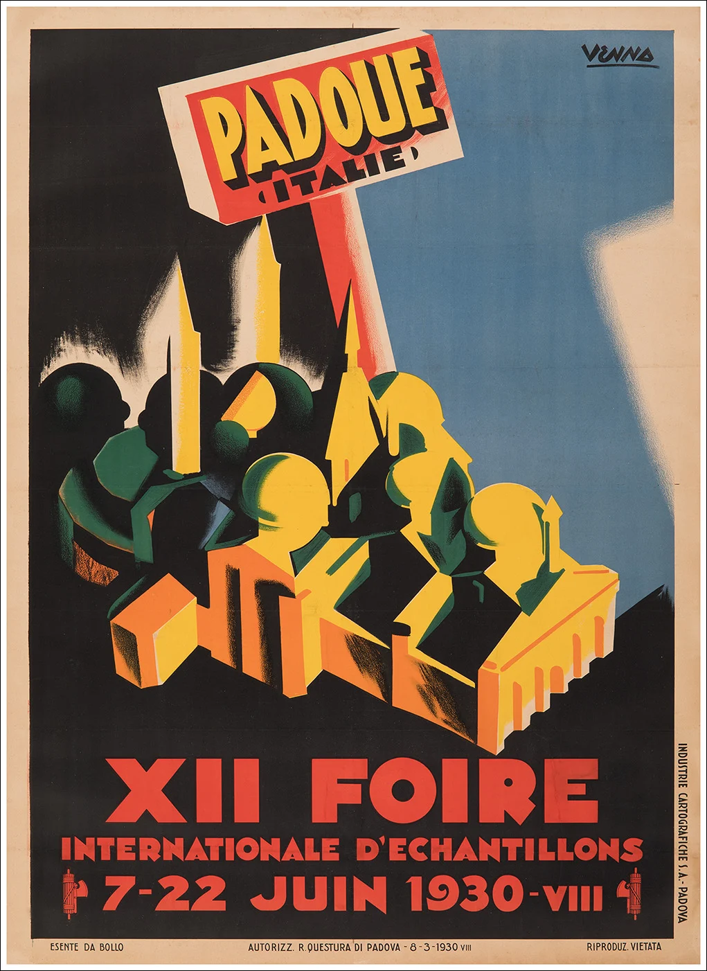 Foire de Padoue 1930, Fiera di Padova