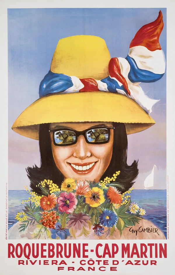 Roquebrune Cap Martin - Riviera Côte d'Azur / 62,5 x 99 cm