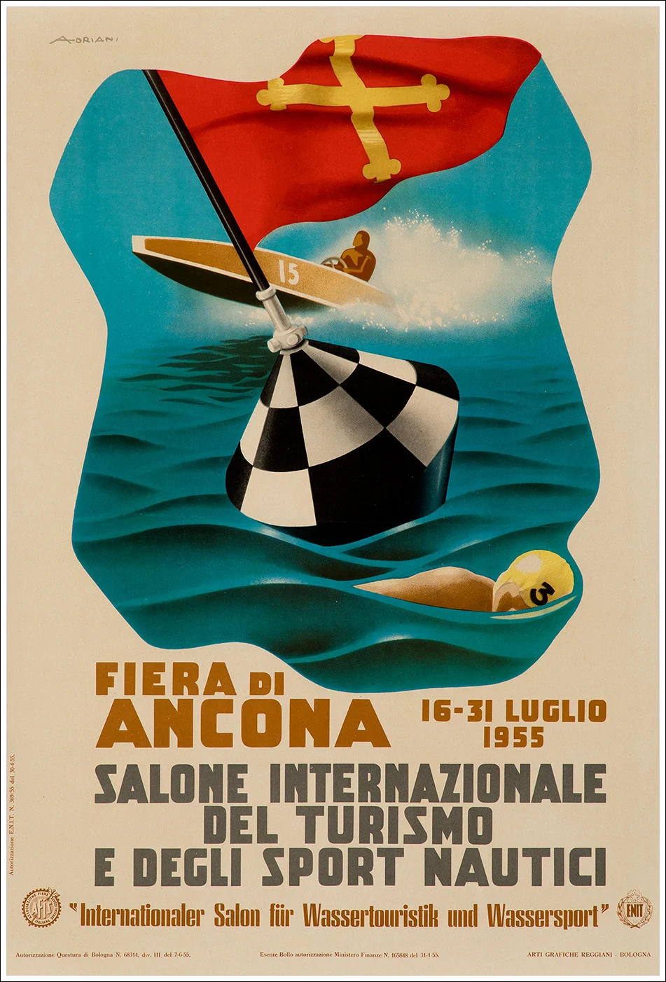 Fiera di Ancona 1955, Salone internazionale del turismo e sport nautici / ENIT
