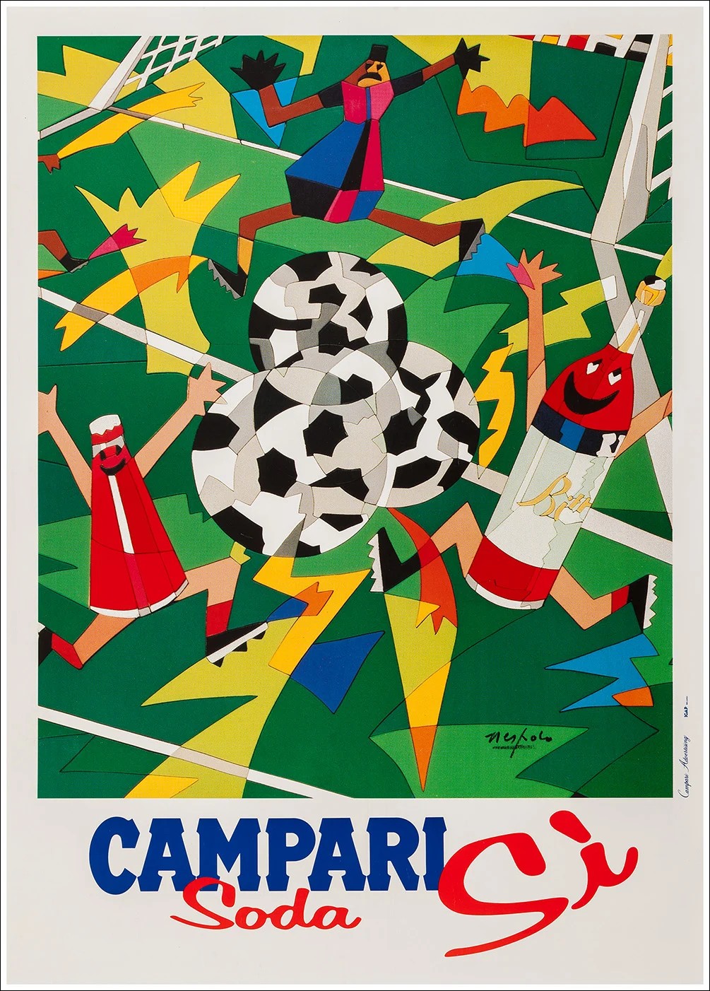Campari Soda, Milano - Mondiali Italia 90 / 135 x 197,5 cm
