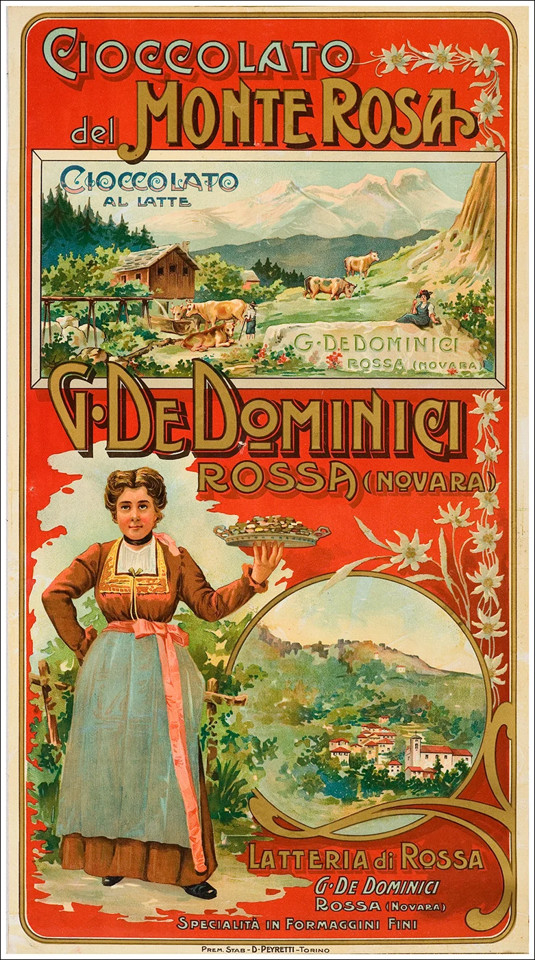 Cioccolato Monte Rosa De Dominici, Rossa (Novara)