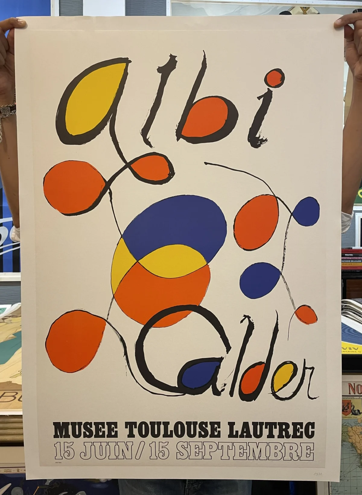 Exposition Calder - Musee Toulouse Lautrec, Albi 1971