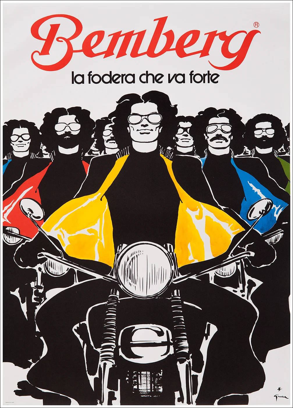 Bemberg (motociclette) / 100 x 140 cm