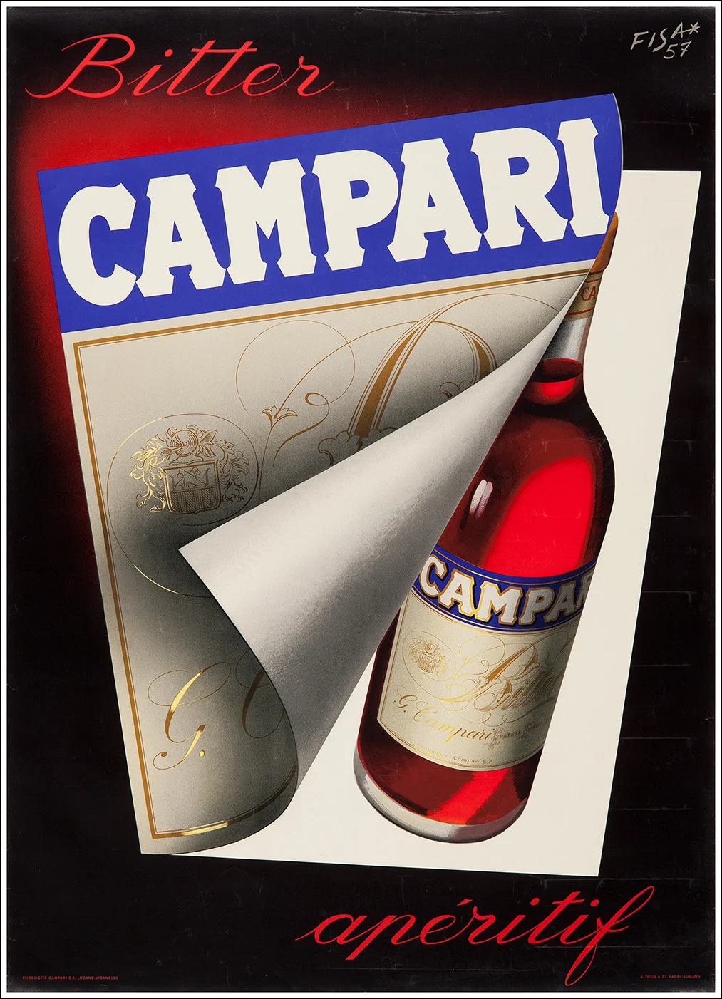 Bitter Campari apéritif, Milano (in cornice)