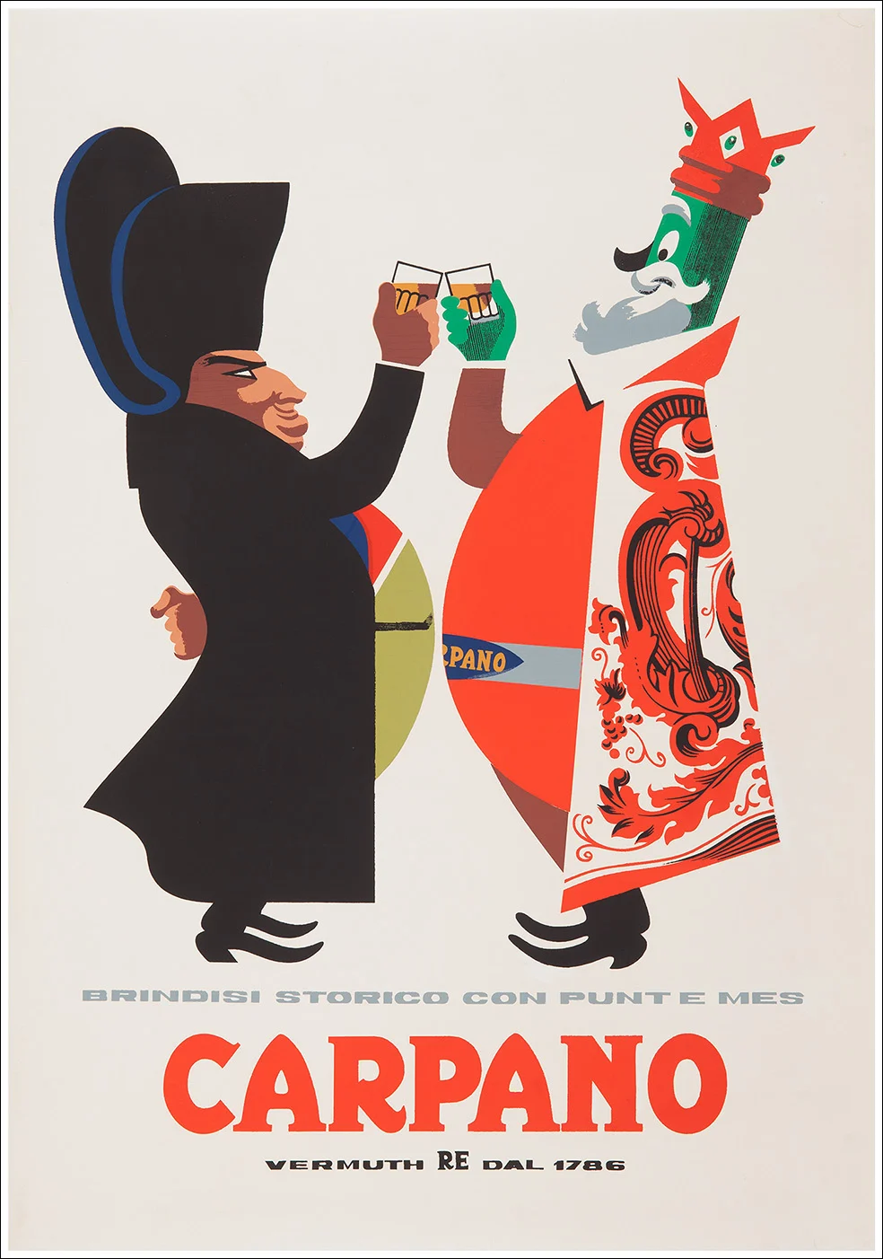 Carpano Punt e Mes vermuth, Torino - Napoleone / 70 x 100 cm