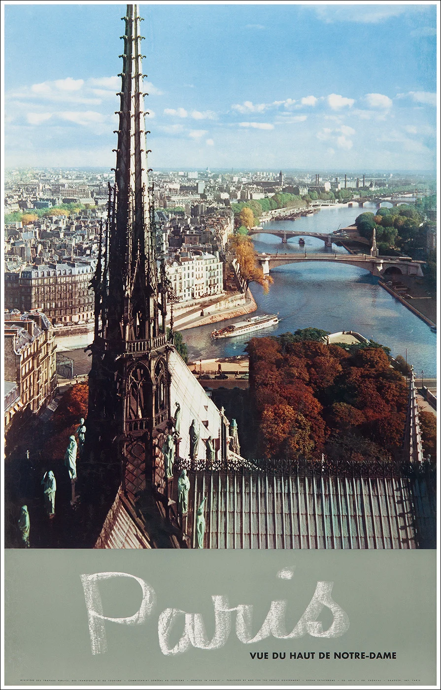 Paris, vue du haut de Notre Dame