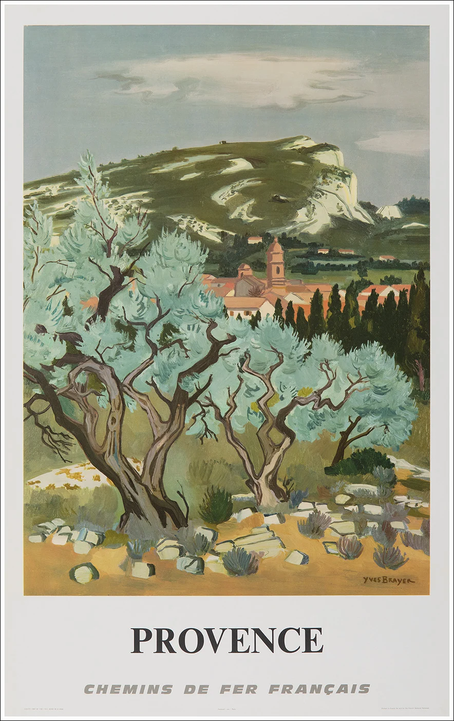 SNCF, Provence, montagne Sainte Victoire, Aix-en-Provence