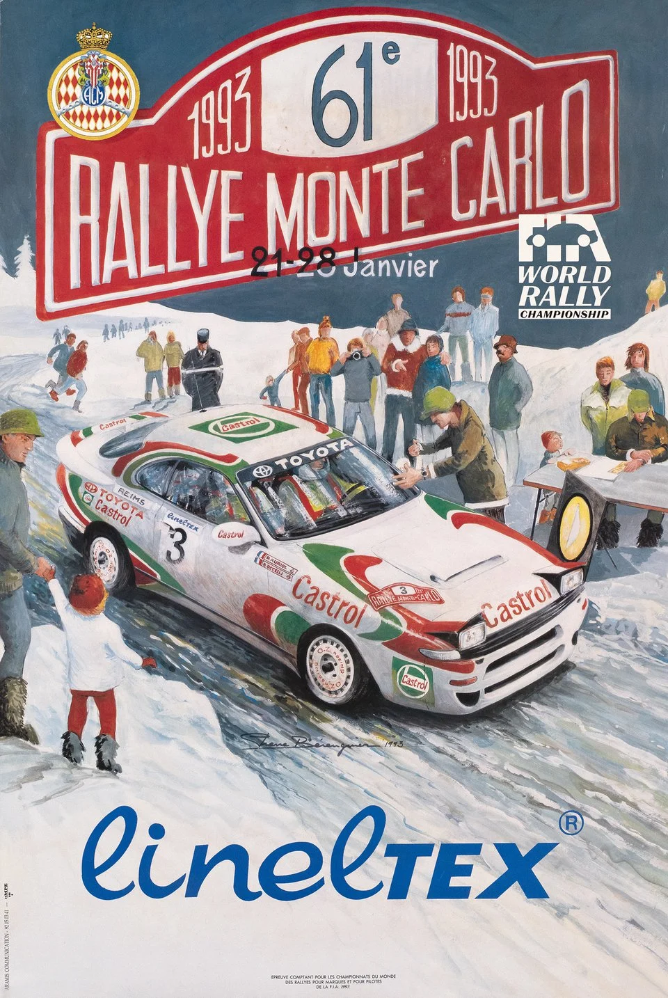 Rallye Montecarlo 1993 (Toyota Celica GT-four, Didier Auriol)