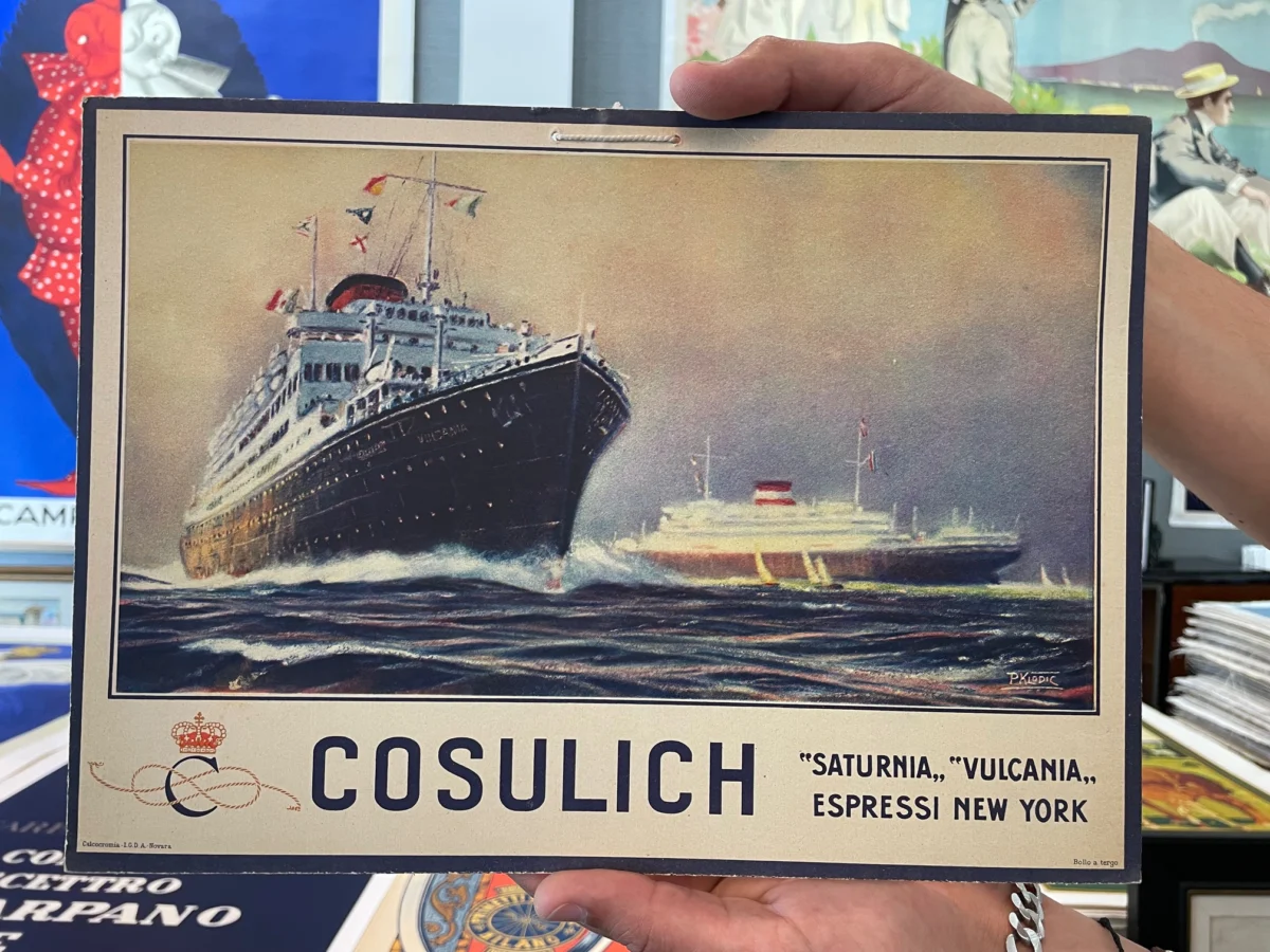 Cosulich, Trieste - Saturnia Vulcania, espressi New York