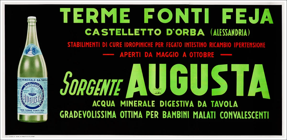 Acqua Augusta, Terme Fonti Feja, Castelletto d'Orba (Alessandria)