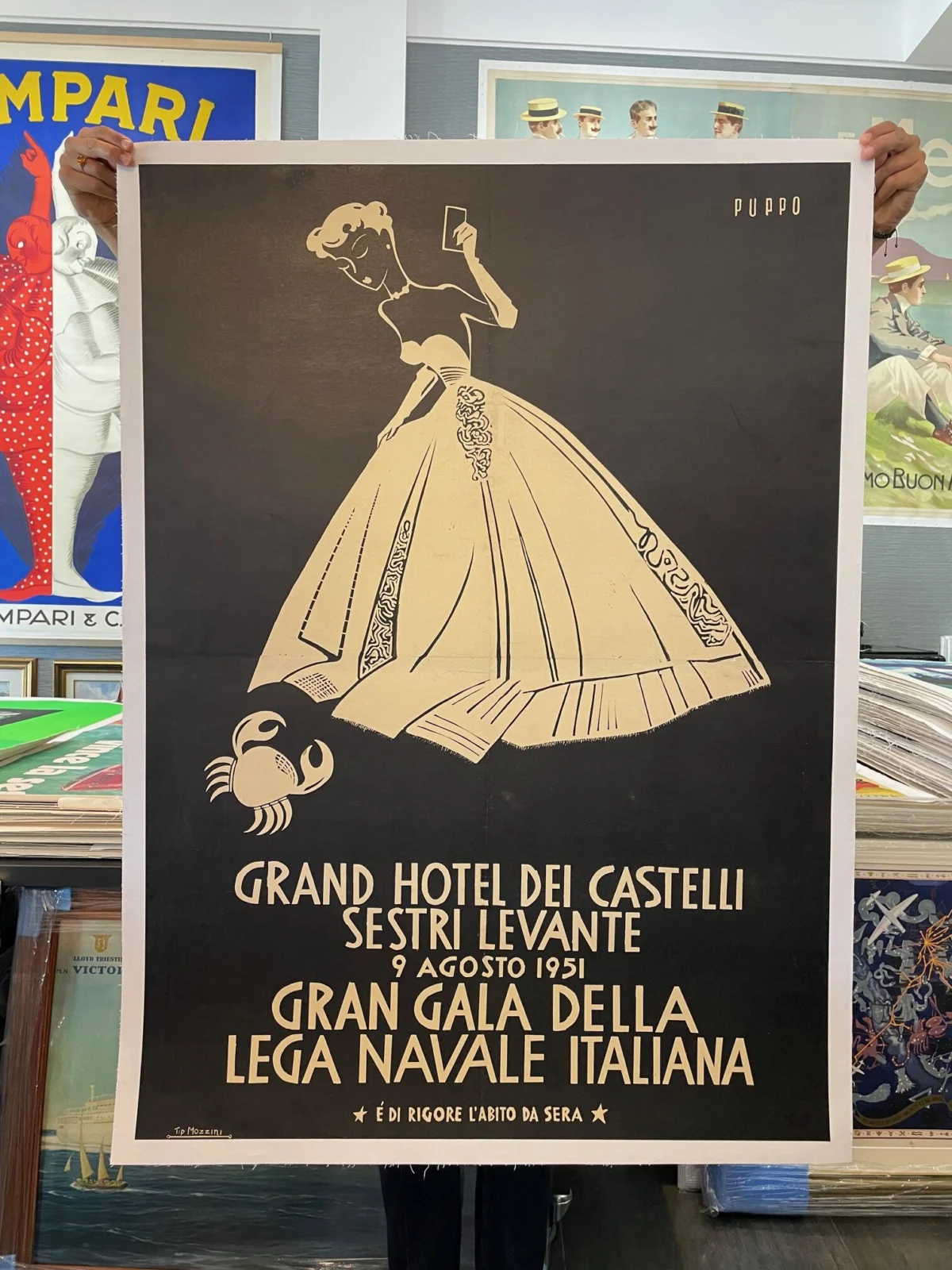 Grand Hotel dei Castelli, Sestri Levante (Genova) / Gran Gala del Tigullio - Lega Navale Italiana 1951