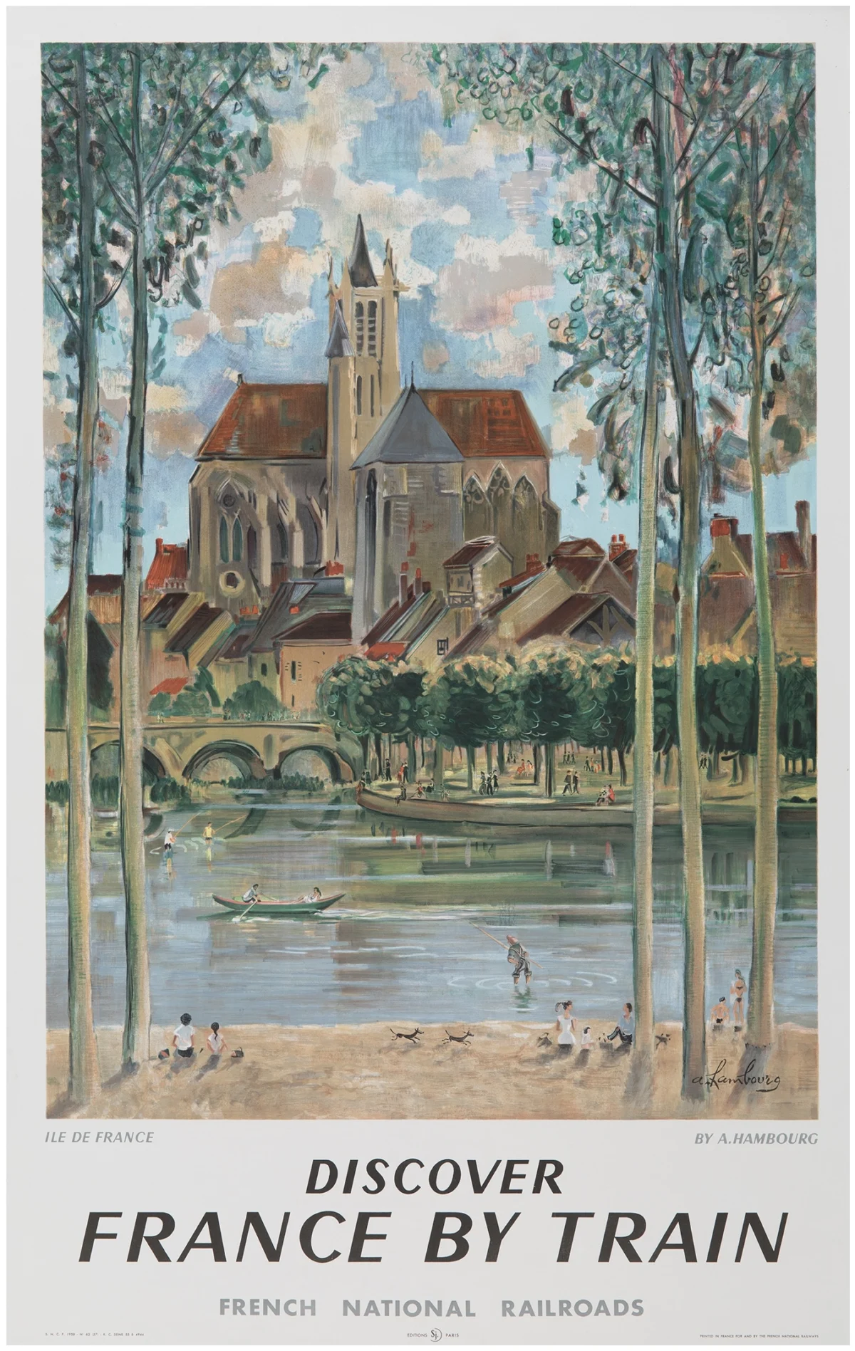 SNCF, Ile De France (L'église Notre-Dame-de-la-Nativité - Moret-sur-Loing, Orvanne)