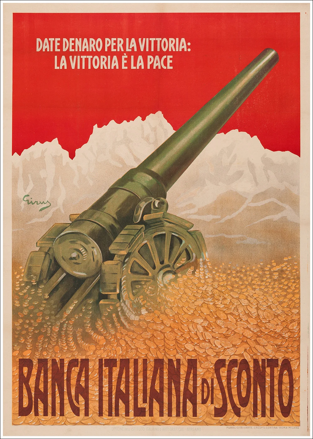 Banca Italiana di Sconto, Prestito 1917