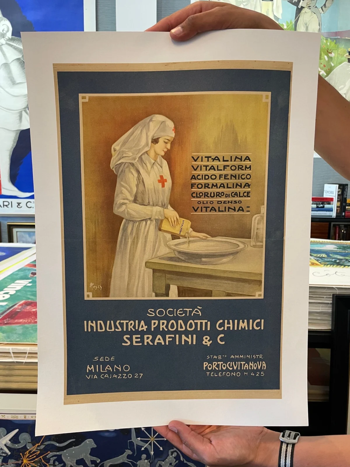 Società Industria Prodotto Chimici Serafini & C., Milano - Porto Civitanova (Macerata)