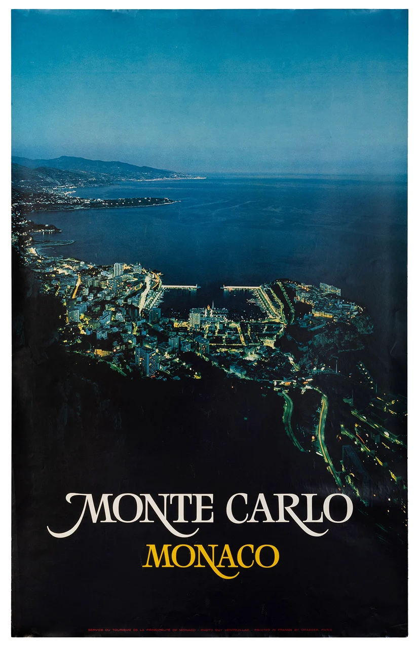 Montecarlo, Monaco / 62 x 100 cm